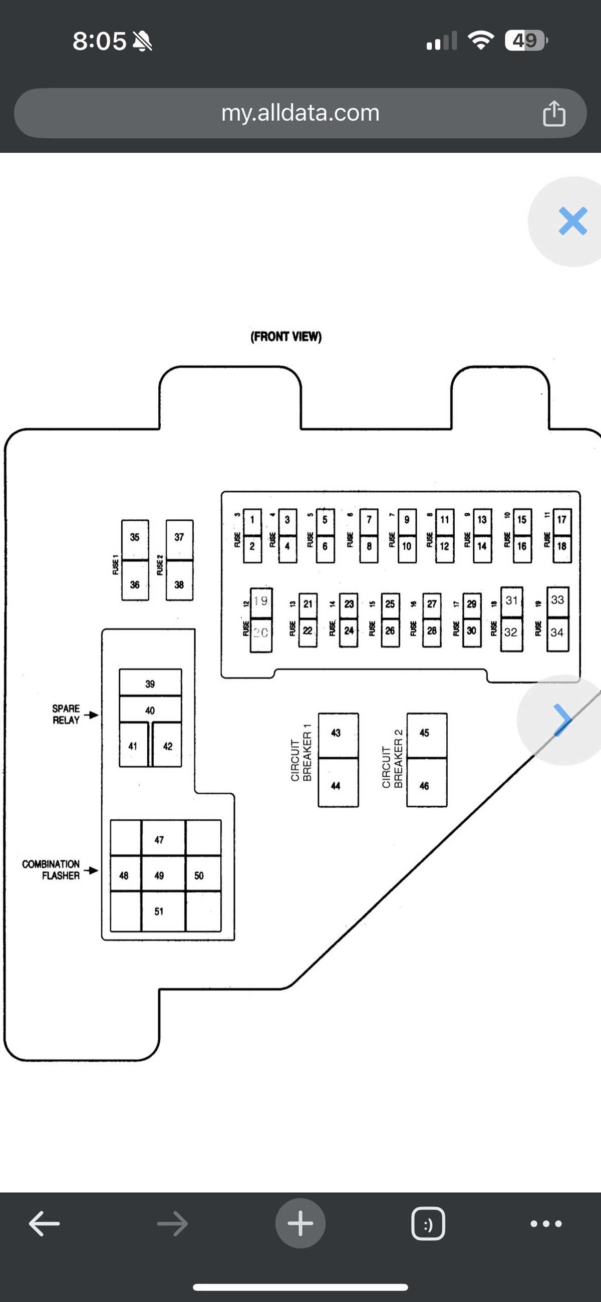 97 dodge ram fuse box diagram
