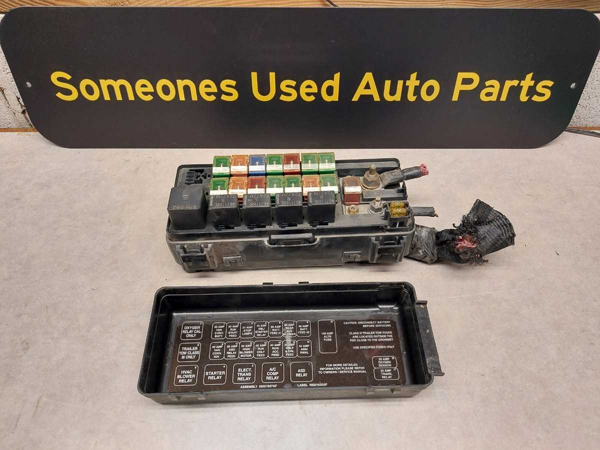 98 dodge neon fuse box diagram