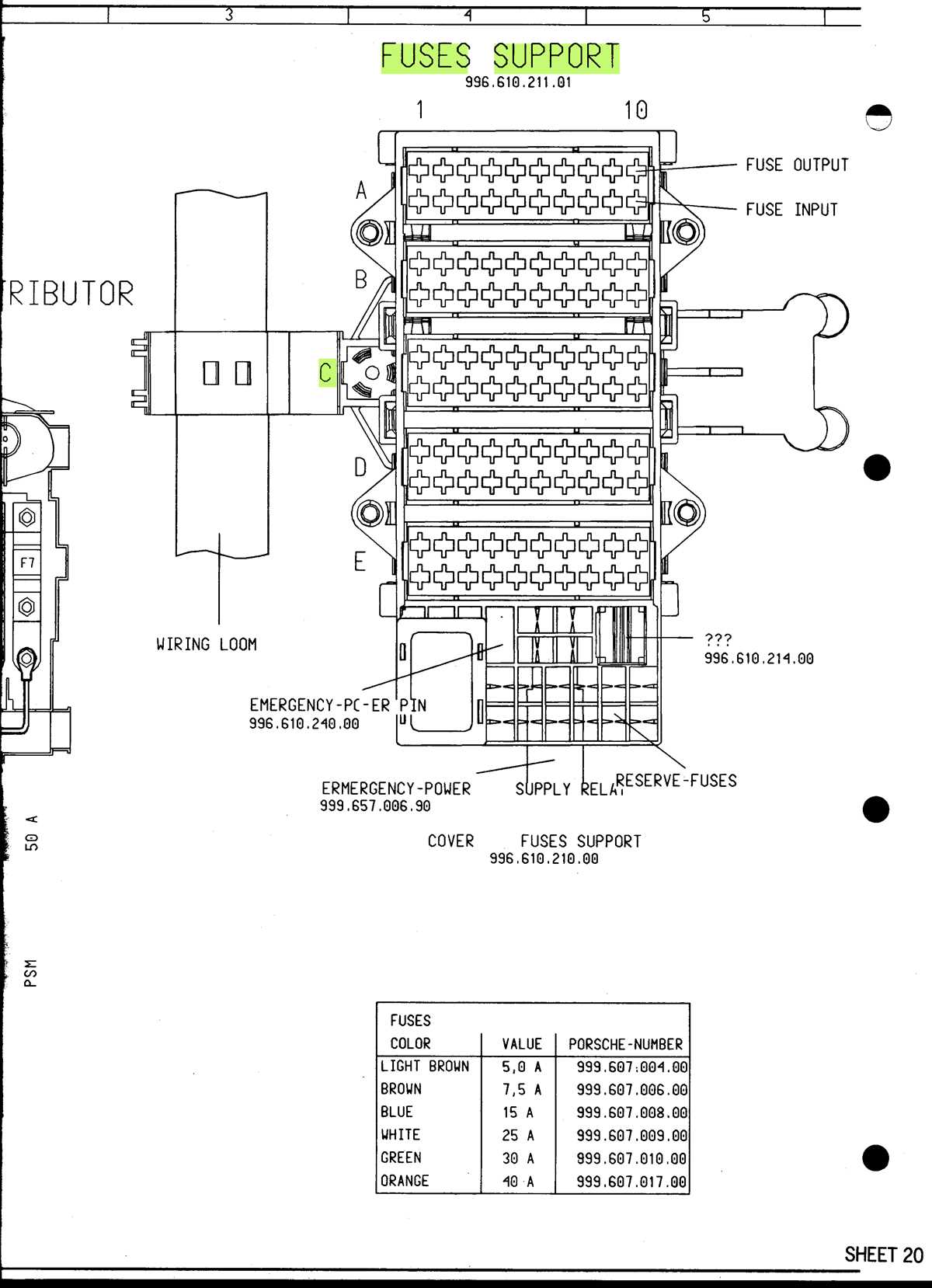 986 fuse diagram