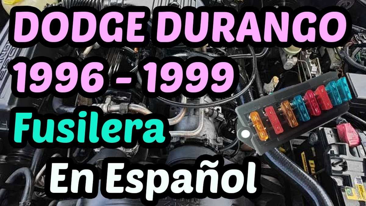 99 dodge durango fuse box diagram