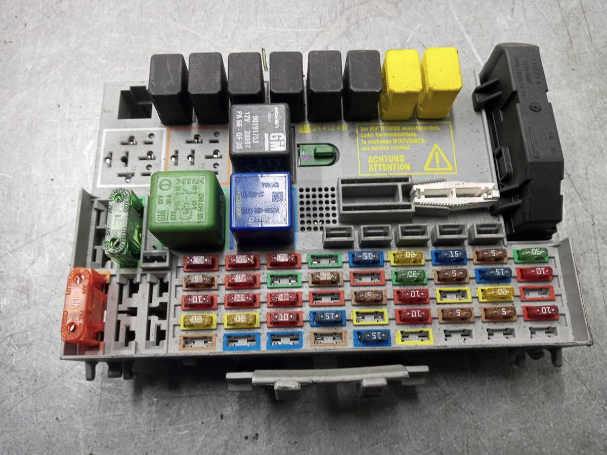astra g fuse box diagram