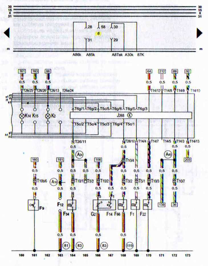 audi 80 b4 fuse box diagram