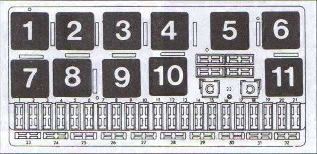audi 80 b4 fuse box diagram