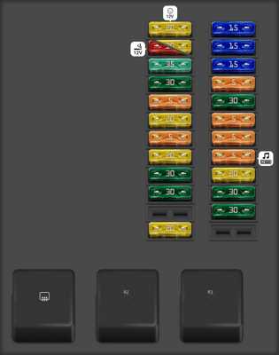 audi a6 2006 fuse box diagram