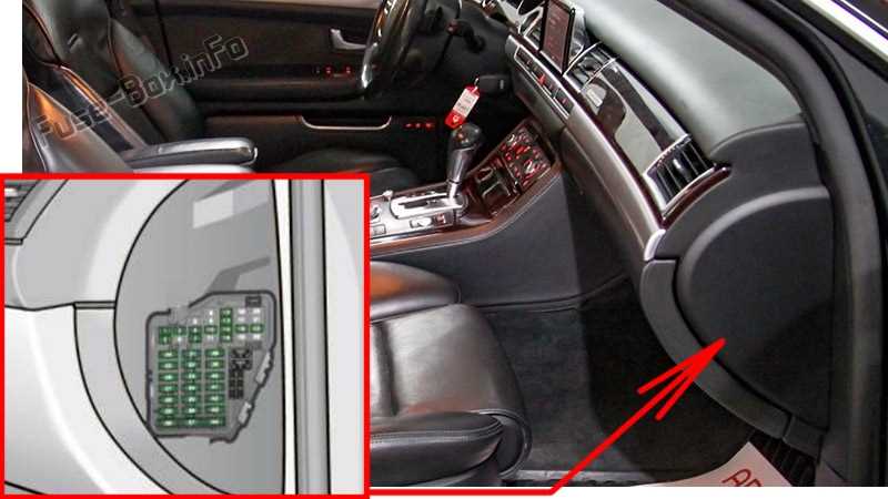 audi a8 d4 fuse box diagram