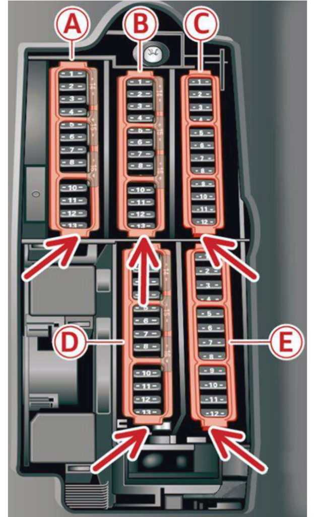 audi q5 2018 fuse box diagram