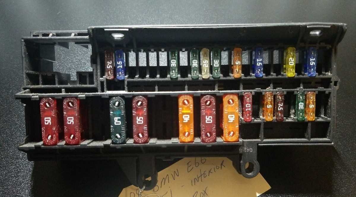 bmw e65 fuse diagram