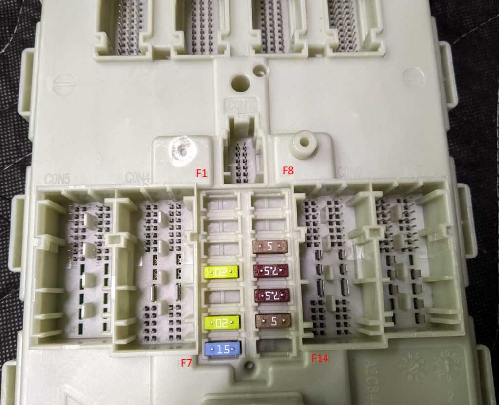 bmw g30 fuse box diagram