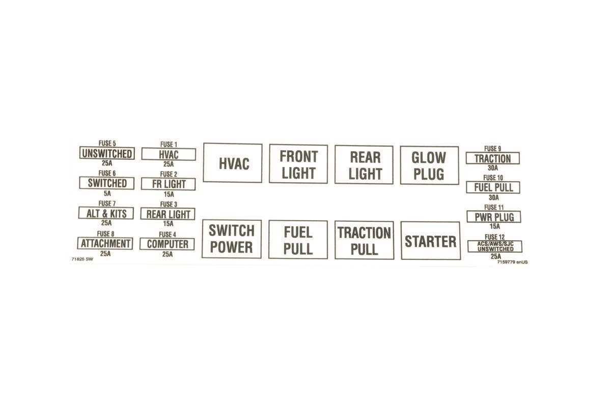 bobcat t770 fuse box diagram