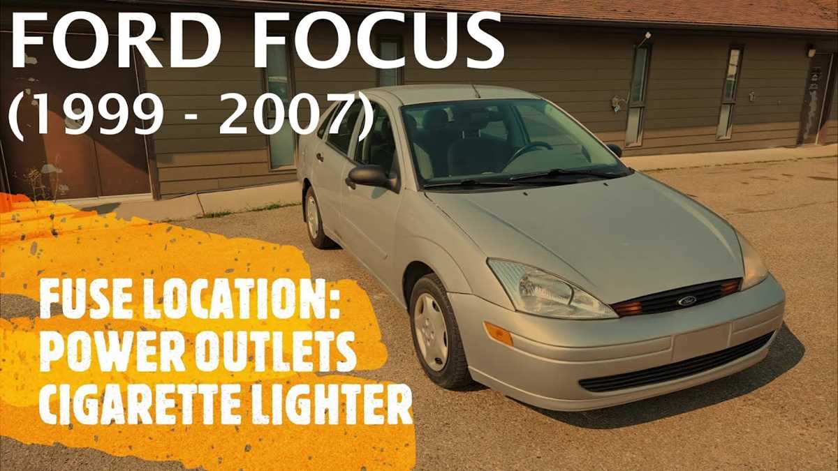 cigarette lighter 2007 ford focus fuse box diagram