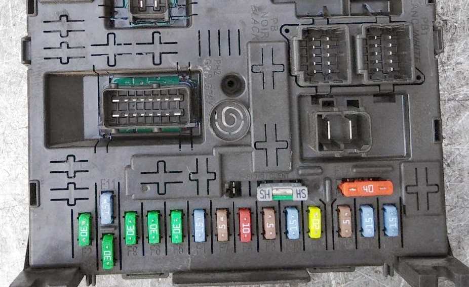 citroen c4 fuse box diagram