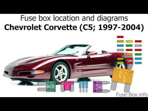 corvette c5 underhood fuse box diagram
