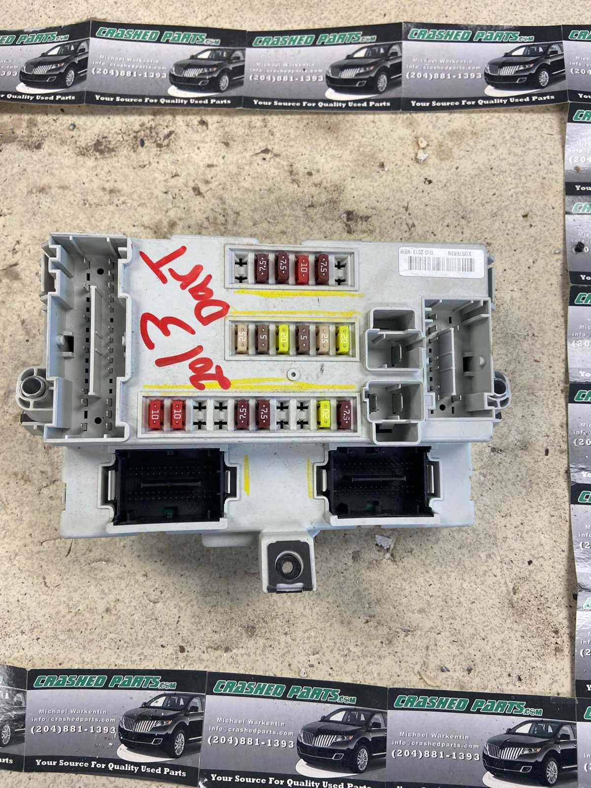 dodge dart fuse diagram