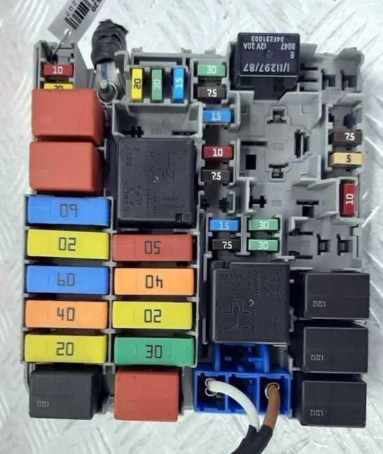 fiat doblo 2007 fuse box diagram