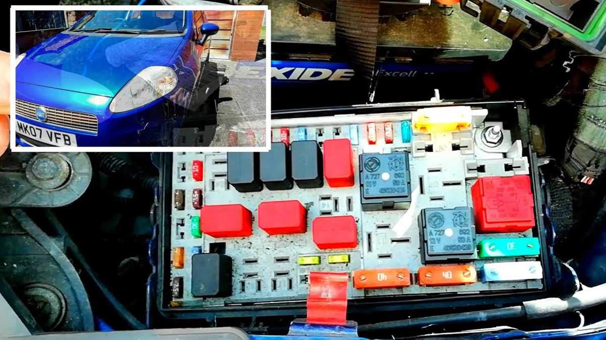 fiat punto fuse box diagram 2010