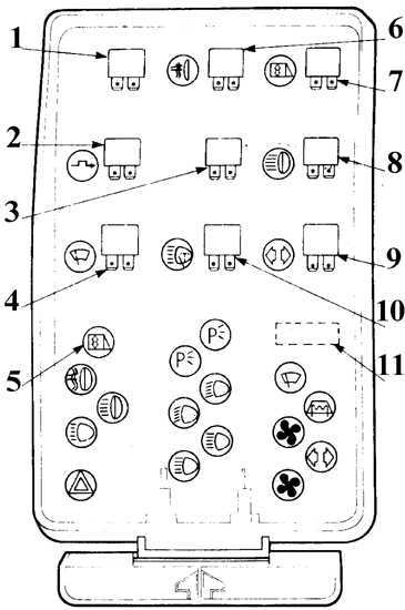 ford escort fuse box diagram