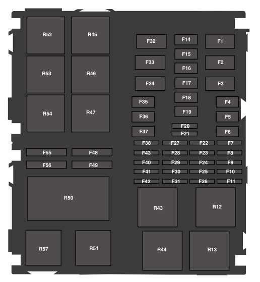 ford fiesta fuse box diagram 2009