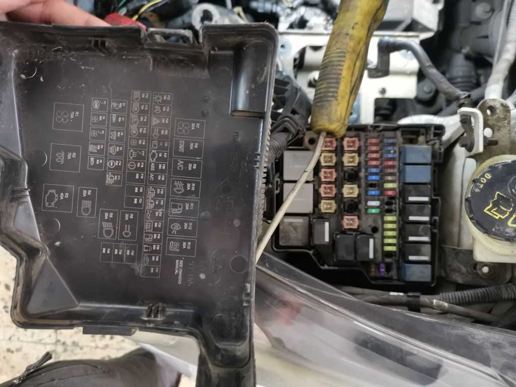 ford fiesta mk6 fuse box diagram