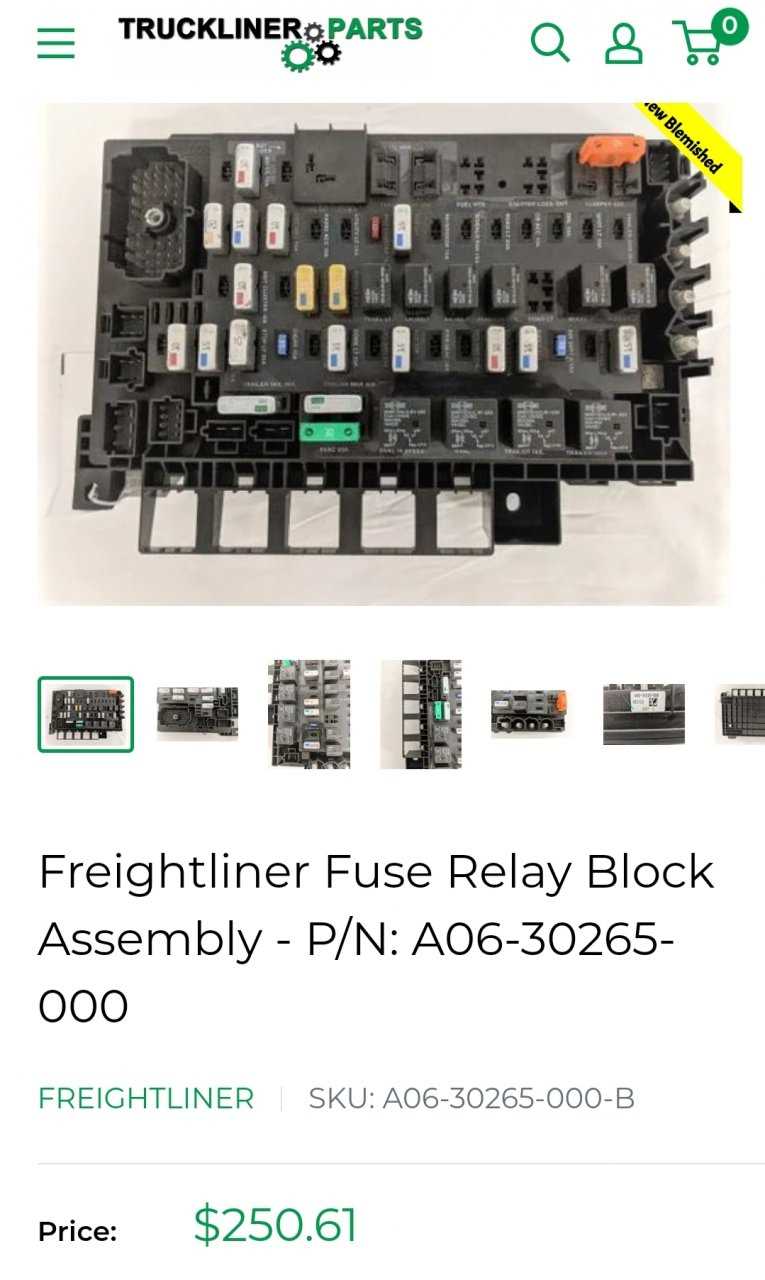 freightliner fuse diagram
