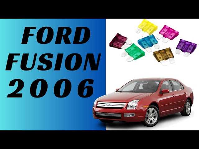 fuse box diagram 2006 ford fusion