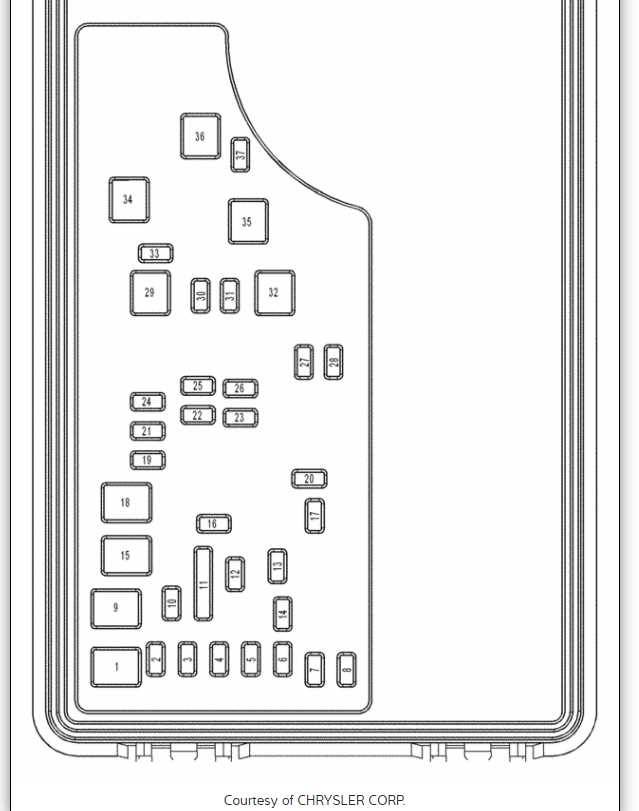 fuse diagram for 2007 dodge caliber
