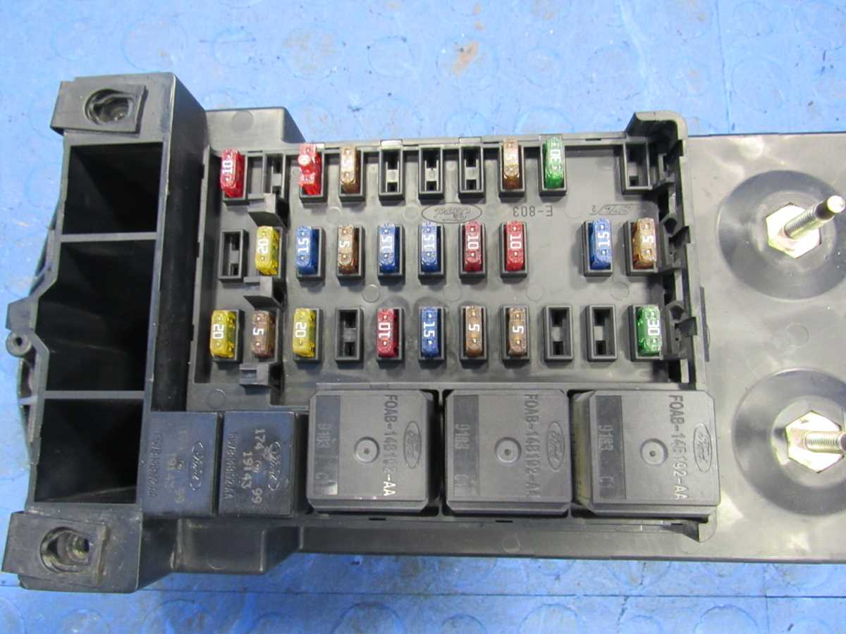 fuse panel 1997 ford f150 fuse box diagram