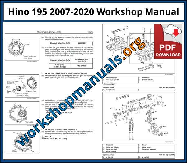 hino 195 fuse box diagram