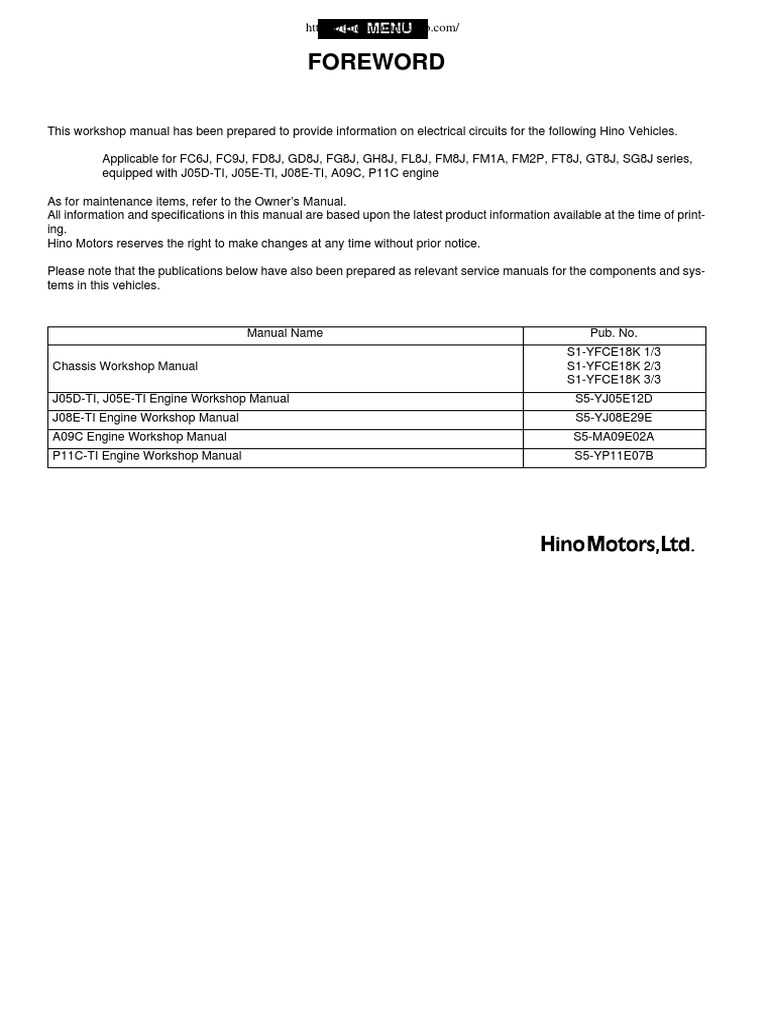 hino truck fuse box diagram hino truck fuse box diagram