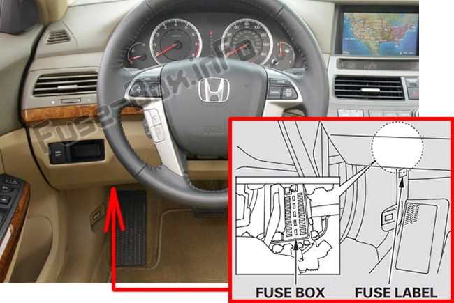 honda accord 2012 fuse box diagram