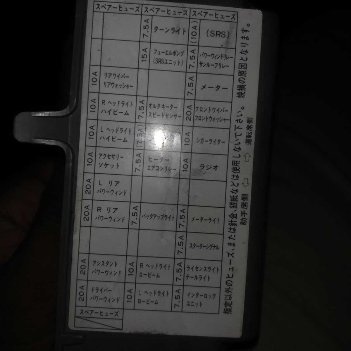 honda crv 1997 fuse box diagram