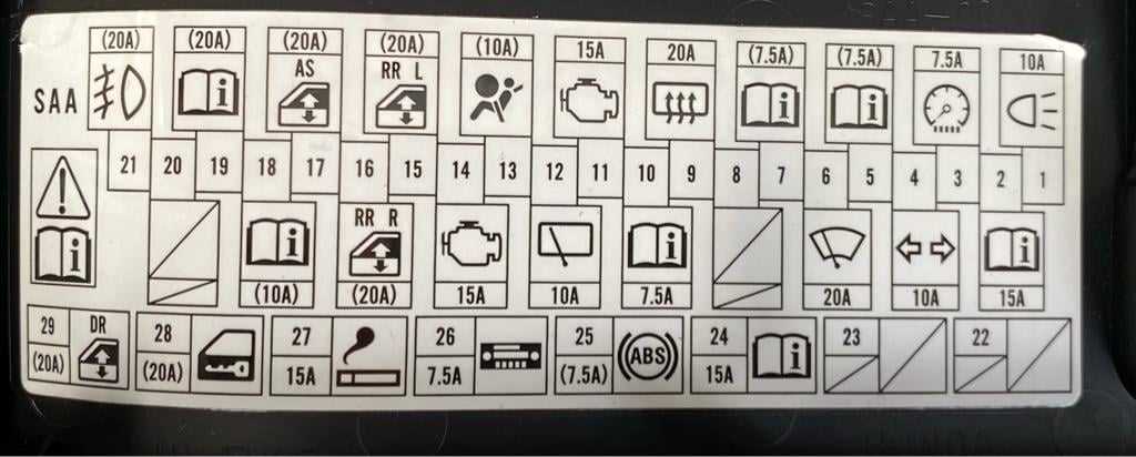 honda jazz 2012 fuse box diagram
