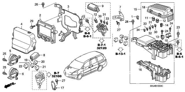 honda odyssey 2008 fuse box diagram