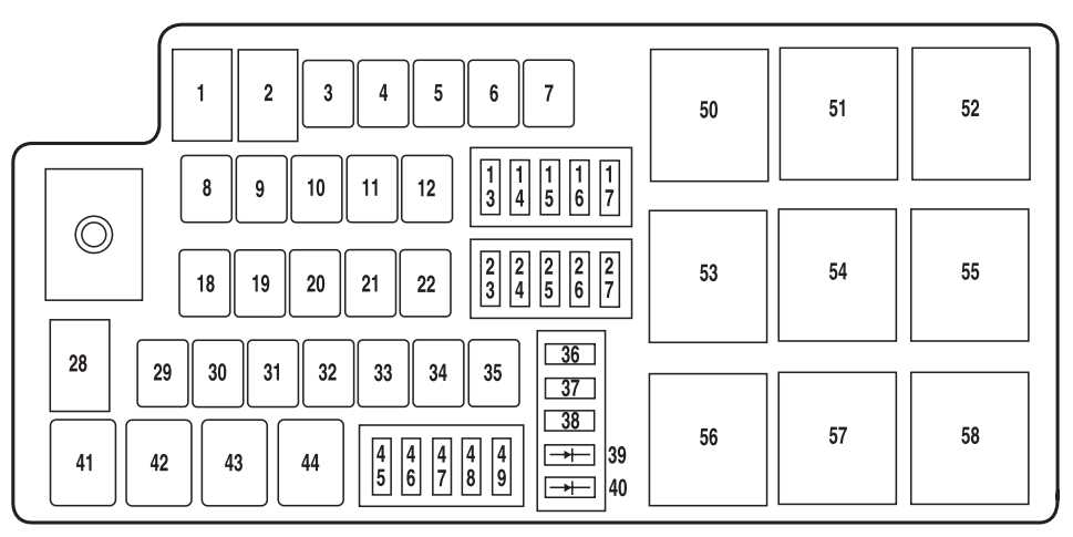 interior 07 mustang 2007 ford mustang fuse box diagram