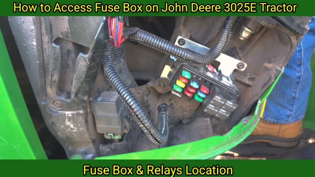 john deere 6300 fuse panel diagram