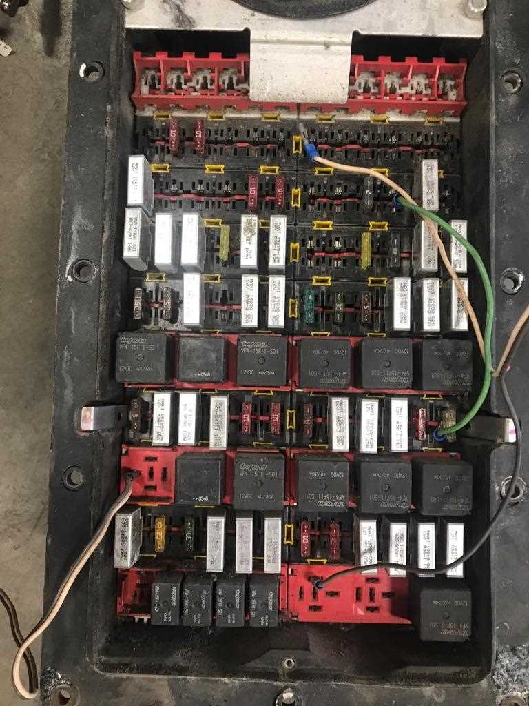 kenworth t600 fuse panel diagram