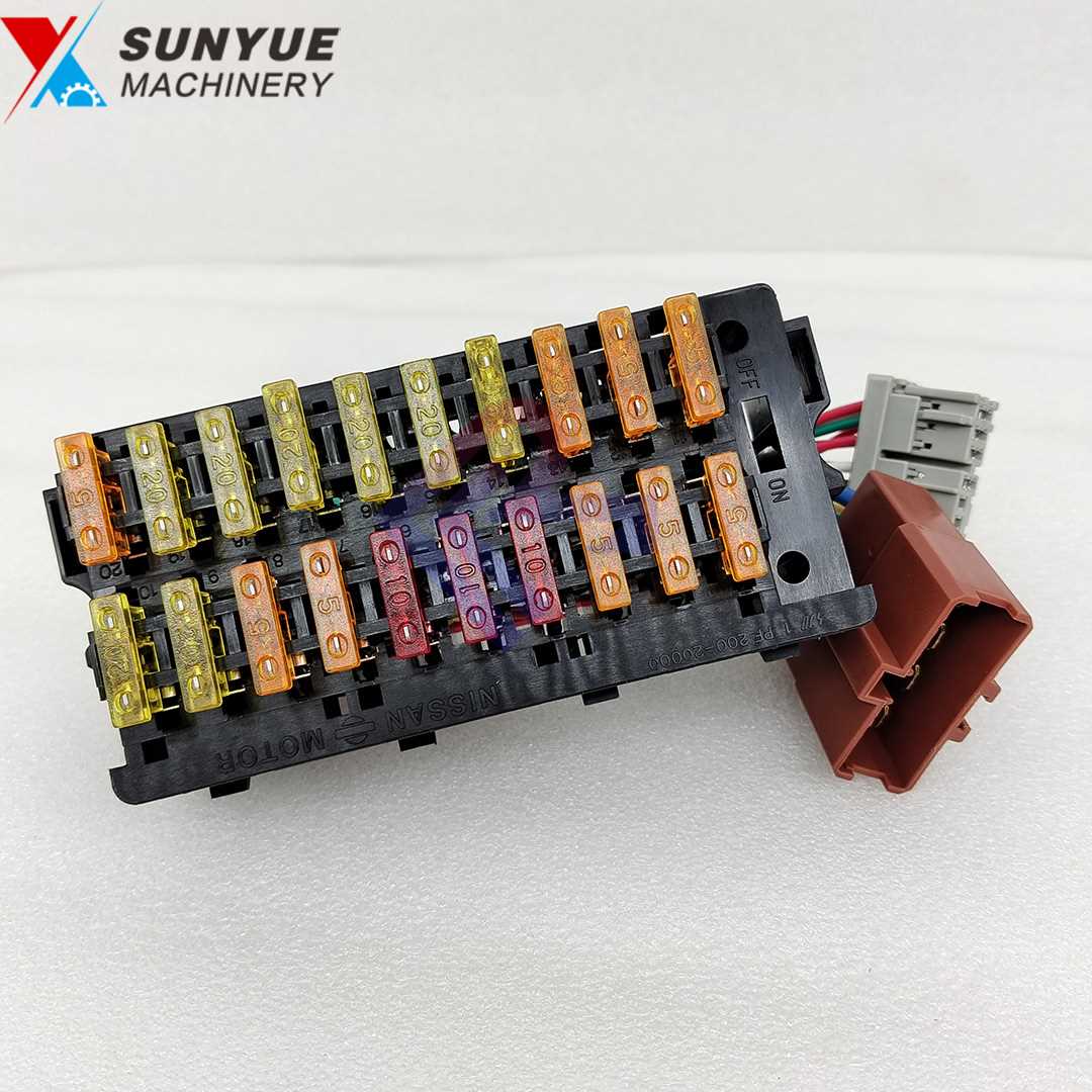 komatsu fuse box diagram