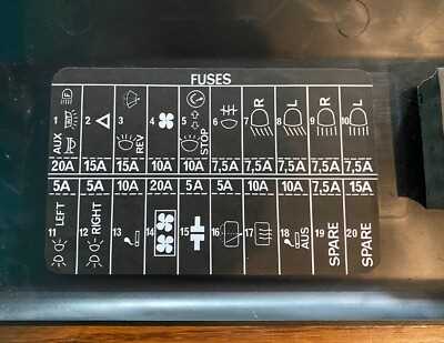 land rover defender fuse box diagram