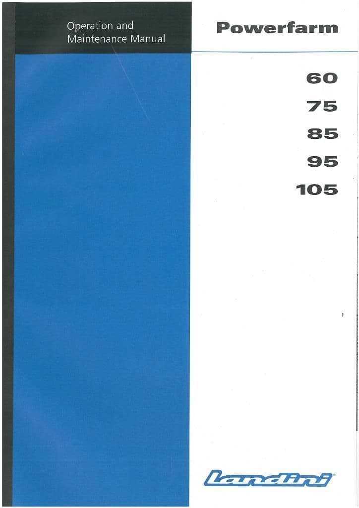 landini vision 105 fuse box diagram
