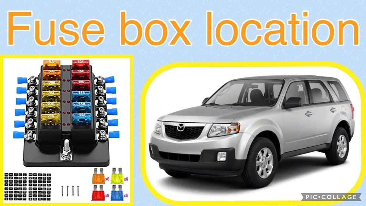 mazda tribute fuse box diagram