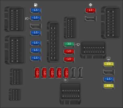 mercedes benz fuse box diagram