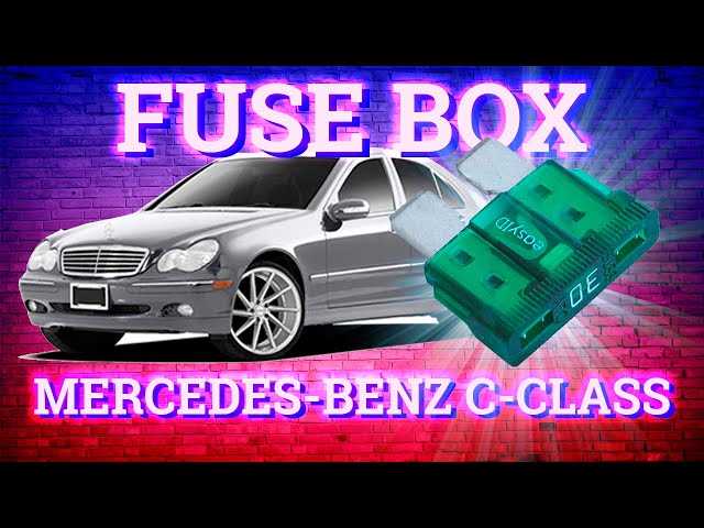 mercedes c class 2004 fuse box diagram