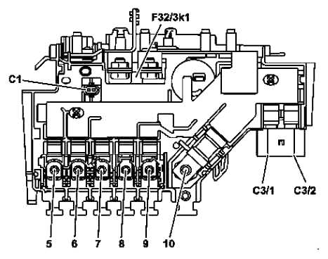 mercedes glc fuse box diagram