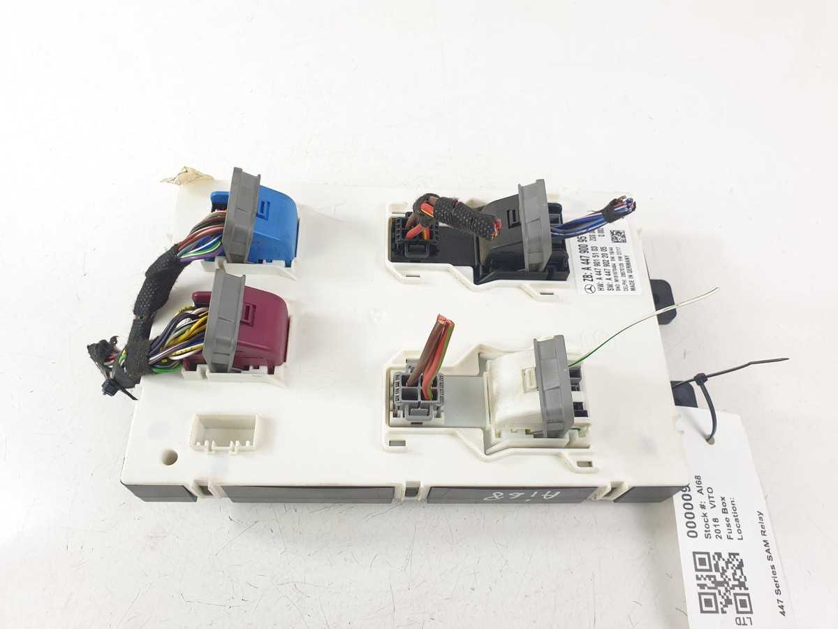 mercedes vito 2018 fuse box diagram