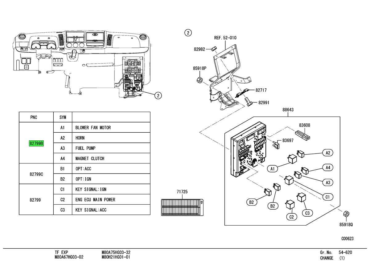 mitsubishi fuso relay diagram