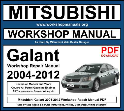 mitsubishi galant fuse box diagram