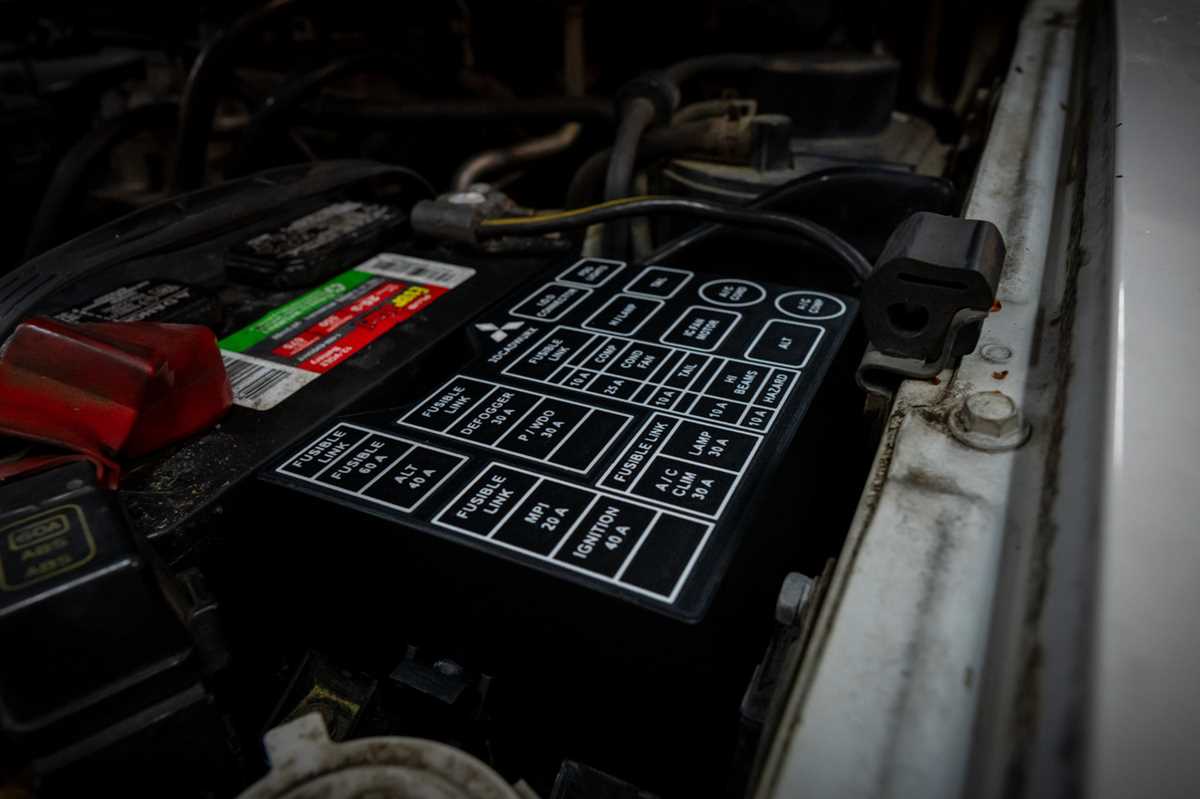 mitsubishi montero fuse box diagram