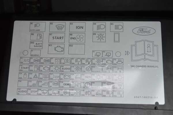 mk6 fiesta fuse box diagram