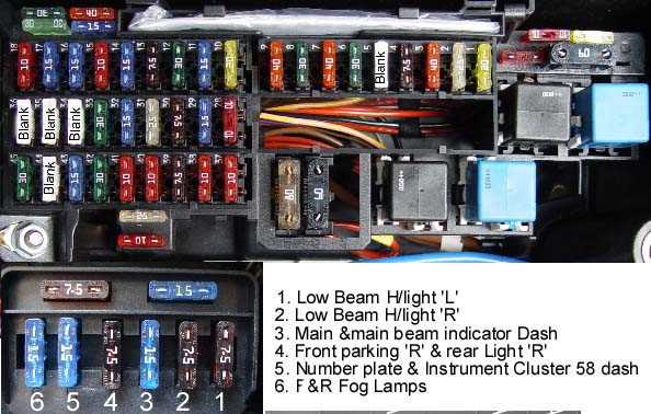 ml320 fuse box diagram