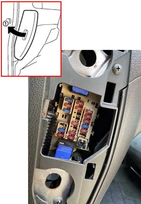nissan cube fuse diagram