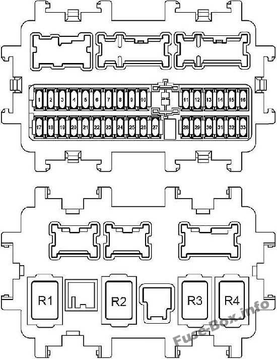 nissan x trail fuse box diagram